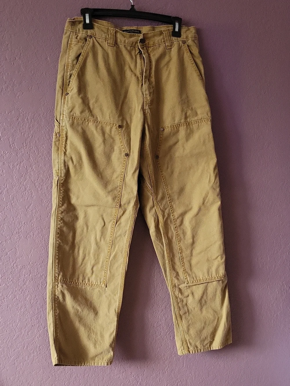 Banana Republic Men's Workwear Canvas Pants in Tan